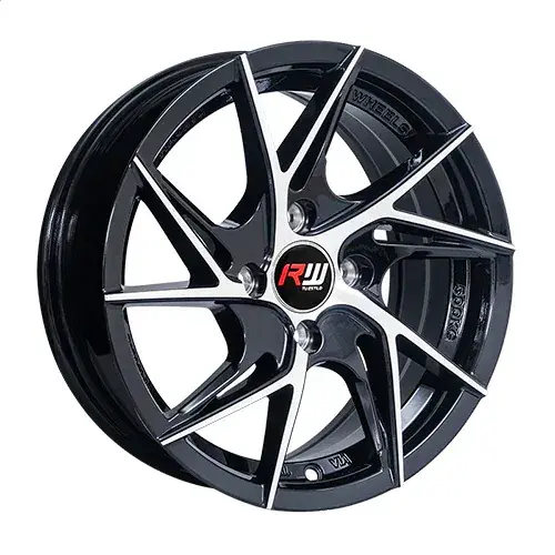 14X6 100X4 ET30 CB73.1 BLACK MACHINE