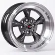 14X7 100/114.3X8 ET-10 CB73.1 HYPER BLACK/LIP POLISH
