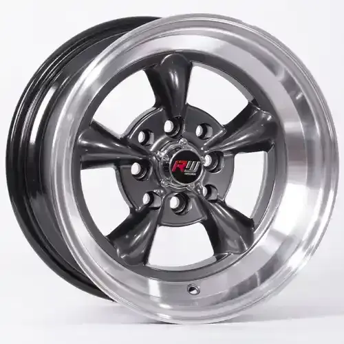 14X7 100/114.3X8 ET-10 CB73.1 HYPER BLACK/LIP POLISH