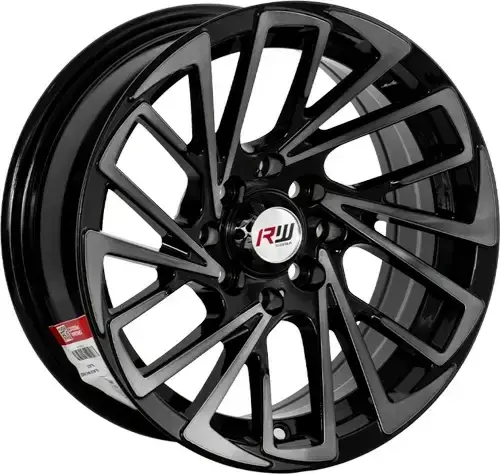 14X6 100/114.3X8 ET-5 CB73.1 BLACK/MACHINE BLACK