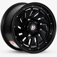 16X8 139.7X6 ET-5 CB110.5 SMATE BLACK/LIP BLACK/RIVET