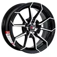 14X6 100/114.3X8 ET25 CB73.1 BLACK MACHINE